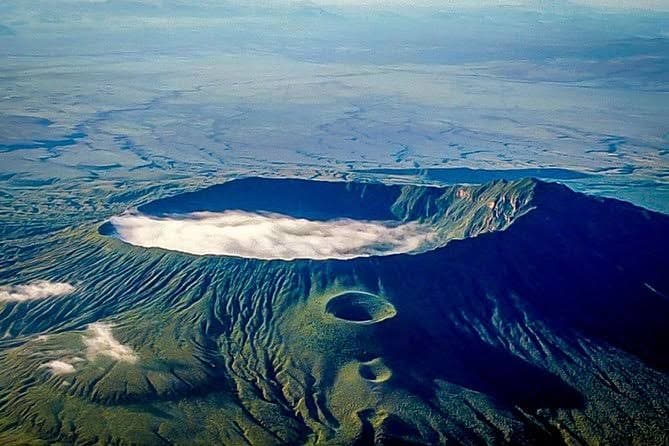 Mount Longonot's crater rim, Rift Valley.